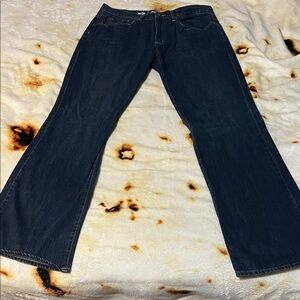 Urban Pipeline Dark Blue Bootcut Jeans